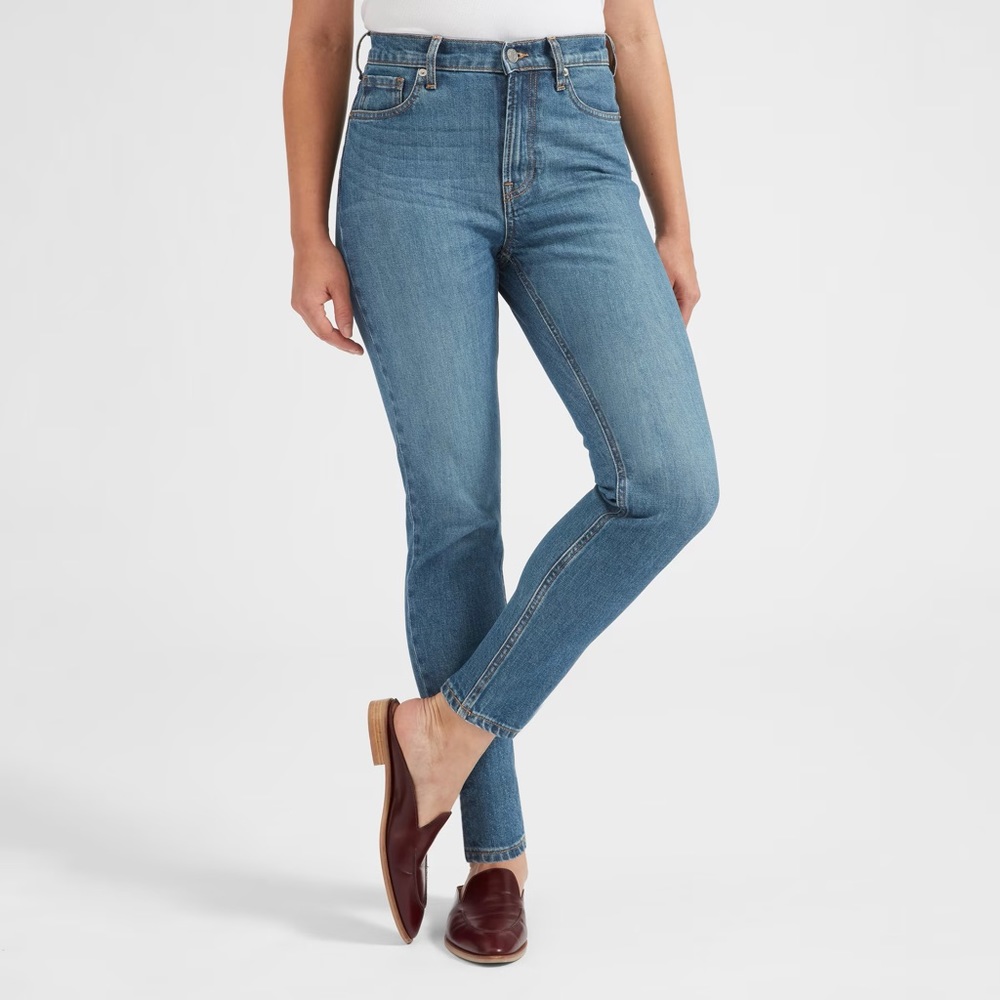 Everlane High Rise 27 Ankle Jeans EUC - Picture 1 of 11